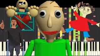 Baldi's Basics In Education And Learning Piano   IMPOSSIBLE REMIX Compilation