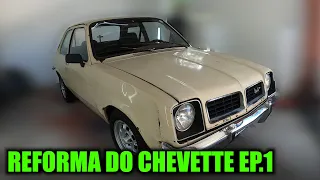 COMEÇAMOS A REFORMA DO CHEVETTE DO LEILÃO!