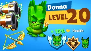 Level 10 Donna is Unstoppable | Zooba DONNA New Character Gameplay | zooba hacker
