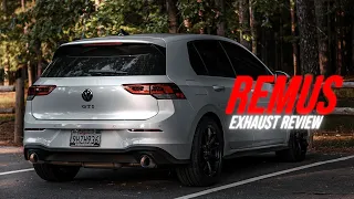 2023 VW Golf 8 GTI W/ Remus Exhaust Review! | Sound, Drone, Pops & Bangs!