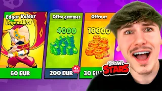 CHAQUE DÉFAITE, J'ACHÈTE UNE OFFRE SUR BRAWL STARS !! (Pigeon Extrême)