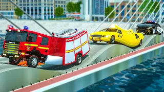 Cars Vs Convex Roads | Wheel City Heroes (WCH) Truck Cartoon