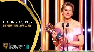 Renée Zellweger Wins Leading Actress for Judy | EE BAFTA Film Awards 2020