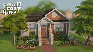 small cozy home 🤎 | the sims 4 speed build | no cc