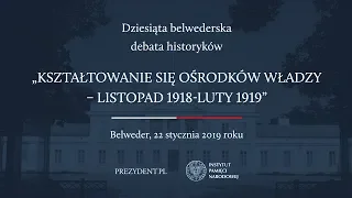 IPNtv: X debata historyków. „Kształtowanie się ośrodków władzy - listopad 1918 - luty 1919”.