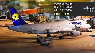 Lufthansa Full Flight | Stockholm Arlanda to Frankfurt | Airbus A320