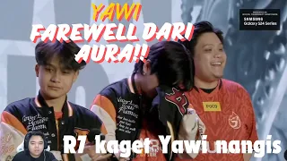 YAWI FAREWELL DARI AURA!! R7 kaget lihat YAWI nangis❗️| Interview AE vs AURA SEASON 13