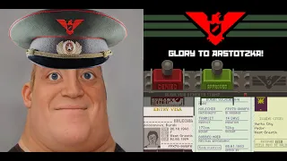 Mr Incredible becoming uncanny in Papers, Please ! (POV: You're a border guard in Arstotzka)