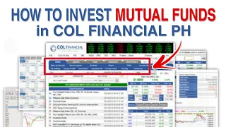 How to Buy MUTUAL FUNDS in COL Financial Philippines | Step by Step