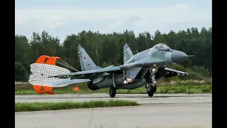 Миг-29 посадка.