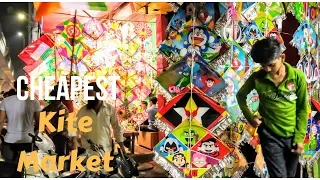 Cheapest Kite Market | Delhi | Jafrabad  | सबसे सस्ता मार्केट 🔥🔥