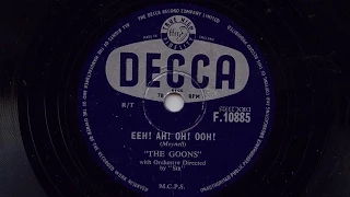 The Goons 'Eeh! Ah! Oh! Ooh!' 78 rpm
