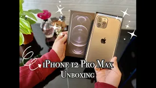 iPhone 12 Pro Max Graphite 256 GB Unboxing 🍎 | AESTHETIC 🍎