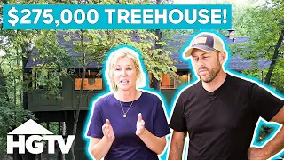 Dave And Jenny Renovate UNIQUE Treehouse for $275,000! | Fixer To Fabulous