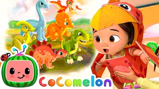 Nina's Dinosaur Song! | Do You Know Dinosaiurs? | Animal Fun | Cocomelon Nursery Rhymes & Kids Songs