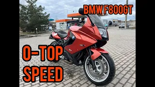 BMW F800gt 0-TOP SPEED 0-Максималка