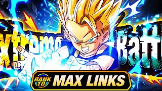 SUPER GOOD! LEVEL 10 LINKS 100% RAINBOW STAR EZA TEQ SSJ2 CABBA! (DBZ: Dokkan Battle)