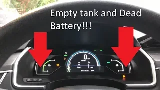 Honda Clarity - Empty Tank and Dead Battery!