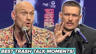 The BEST TRASH TALK from the Tyson Fury vs Oleksandr Usyk press conference!