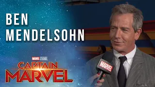 Ben Mendelsohn on being the villain! | Captain Marvel Red Carpet LIVE Premiere