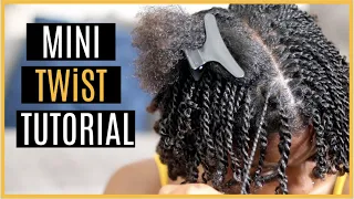 Super MINI TWIST on short/medium Natural Hair