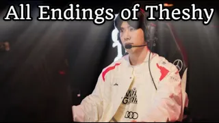 All Endings of Theshy