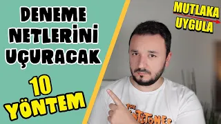 Deneme Netlerini UÇURACAK 10 Yöntem ❗️