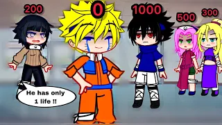 Number of Lives 💔 || Gacha Club meme trend || Naruto