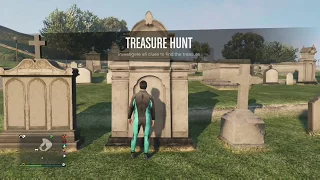 GTA ONLINE Treasure Hunt Update, Finding the note Cemetery Only