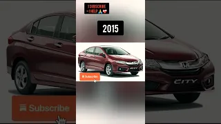 Evolution of Honda City (1998~2022) #shorts