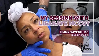 LisaRaye McCoy’s first chiropractic adjustment with the King of Cracks 😱