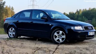 AUDI A4 1.6i B6. Машина 2001 года. Хоть Ауди и старушка , но душевная.