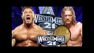 WWE 2K24 | 40 Years of WrestleMania | Batista vs Triple H | WrestleMania 21 | #wwe2k19mods