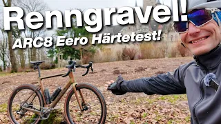 ARC8 Eero Gravelbike (mit Rennrad-Genen) Testfahrt im Matsch, Trail, Straße #iqvlog