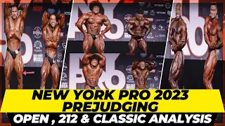 New York Pro 2023 complete prejudging , Open Bodybuilding , Classic & 212