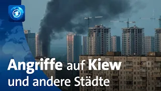 Krieg gegen die Ukraine: Erneut Angriffe auf Kiew und andere Städte