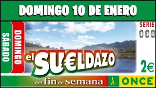 Resultado del sorteo Sueldazo de fin de semana del Domingo 10 de Enero de 2021