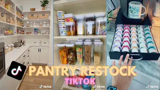 Food Restock and Organizing Pantry Tiktok Satisfying #2 😍✨💚