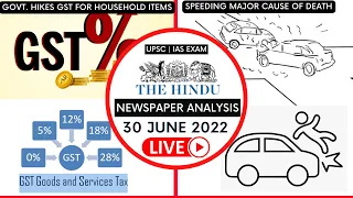 Daily Newspaper Analysis | 30 June 2022 | The Hindu Editorial Analysis | Current Affairs UPSC CSE |