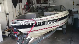 1986 - 85 hp Force Bayliner Capri - Won’t Start - Part 1 of 6