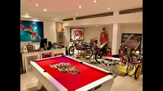 Jason Finn Museum (ManCave) Tour 2017 Bikes, Clothing, Memorabilia. Trials Freestyler