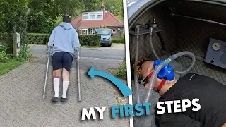 FIRST STEPS TO RECOVERY AFTER MY BIGGEST INJURY!!!