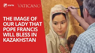 The image of Our Lady that Pope Francis blessed during his trip to Kazakhstan