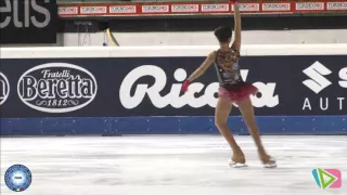 Alessia Tornaghi Italian Junior Championship - Short Program - Turin 18 December 2015