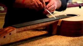 Classical guitar making part 2, neck carving