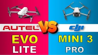 AUTEL EVO LITE VS DJI MINI 3 PRO