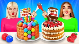 Rich vs Broke Cake Decorating Challenge | Making The World’s Largest Cake by RATATA POWER