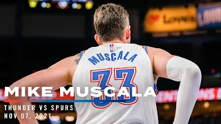 Highlights | Mike Muscala vs Spurs 11/07/2021