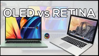 OLED vs RETINA DISPLAY LAPTOP