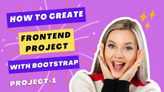 Create Frontend Project Bootstrap 5 In Urdu | Get Knowledge